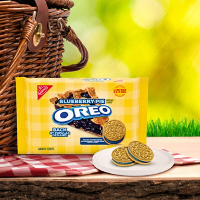 OREO Limited Edition Blueberry Pie Sandwich Cookies – 10.68 Oz - Image 3