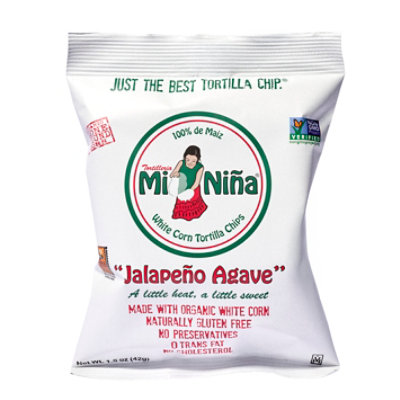 Mi Nina Tortilla Chips Jalapeno Agave 1.5oz - 1.5 OZ - Image 1