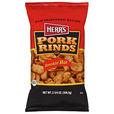 Herrs Pork Rinds Hot 3.75oz - 3.75 OZ - Image 3