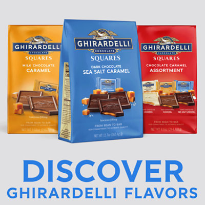 Ghirardelli Dark Chocolate Sea Salt Caramel Squares - 12.7 Oz - Image 2