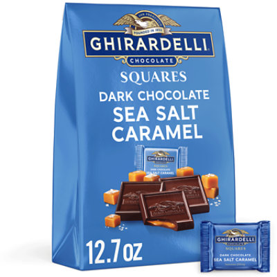 Ghirardelli Dark Chocolate Sea Salt Caramel Squares - 12.7 Oz - Image 1