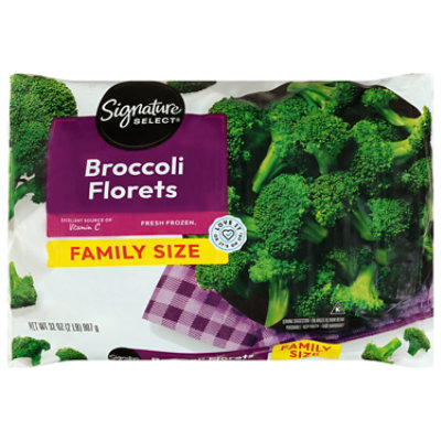 Signature Select Broccoli Florets Family Size 32 Oz - 32 OZ