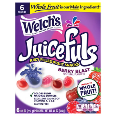 Welch's Juicefuls Berry Blast 6 Count - 4.8 Oz