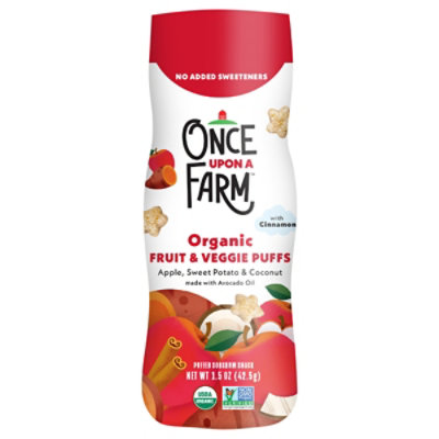 Once Upon A Farm Puffs - Apl, Swpt & Ccnt - 1.5 OZ - Image 1