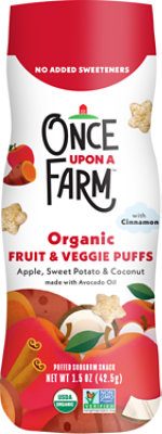 Once Upon A Farm Puffs - Apl, Swpt & Ccnt - 1.5 OZ - Image 1