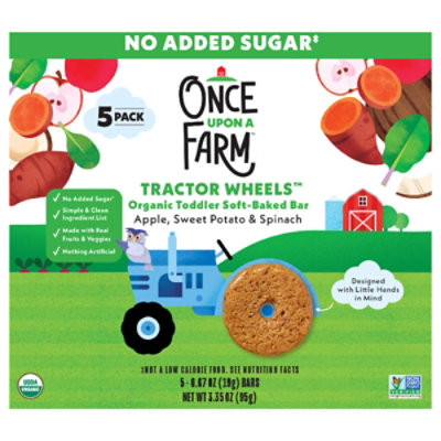 Once Upon A Farm Wheels - Apl, Swpt & Spn - 3.35 OZ - Image 1