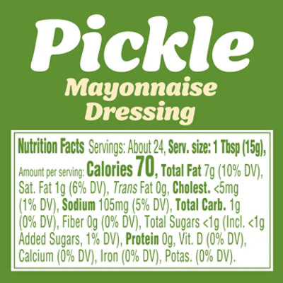 Kraft Pickle Mayonnaise Dressing - 12 Fl. Oz. - Image 6