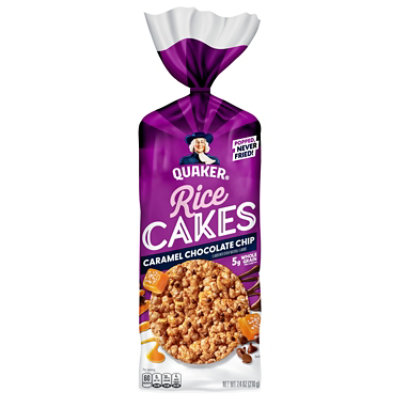 Quaker Rice Cakes Caramel Chocolate 6.56oz - 6.56 OZ - Image 1