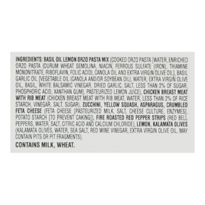 ReadyMeals Green Inspired Orzo Pasta With Chicken - 11.65OZ - Image 4