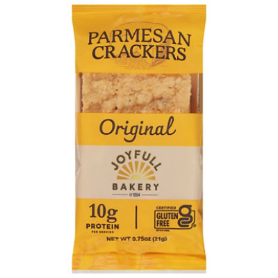 Joyfull Bakery Single Serve Original Parmesan Crackers - .75 OZ - Image 2