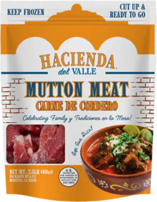 Hacienda Cut Mutton Meat - 40 OZ - Image 1