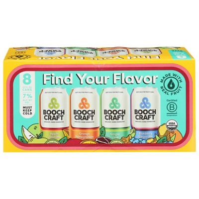 Boochcraft Find Your Flavor Variety 8-36 Fl Oz In Cans - 8-12 FZ - Image 1