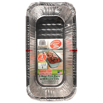 Hfc Meal Prep Pans W Folded Lids - EA - Image 2