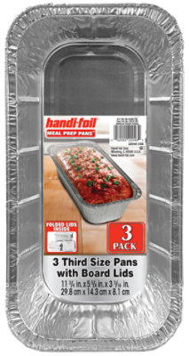 Hfc Meal Prep Pans W Folded Lids - EA - Image 1