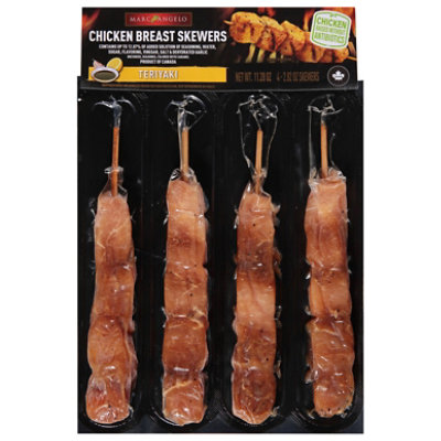 Marcangelo Chicken Breast Skewers Teriyaki 11.28 Oz - 11.280Z - Image 1