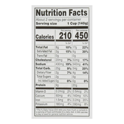 Ready Meals Chicken & Sausage Cajun Fettuccine - 10.75 OZ - Image 3
