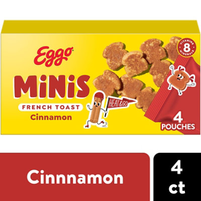 Kellogg's Eggo French Toast Cinnamon , 4 Pouches, 9.3oz - 9.3 OZ - Image 1