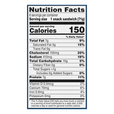 Sandwich Bros Sausage Egg & Cheese Pita Snack Sandwiches Frozen Breakfast Pita 15 Oz 6 Count - 15 OZ - Image 4