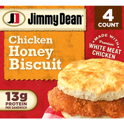 Jimmy Dean Chicken Honey Biscuit 4 Ct Box - 16.4 OZ - Image 2