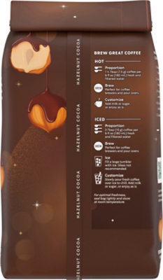 Starbucks Cocoa Flavored Hazelnut Ground Coffee 11oz Bag - 11 OZ - Image 4
