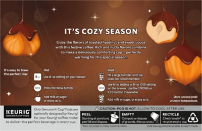 Starbucks Hazelnut Cocoa Ground Coffee K-cup Pods 10 Count 3.7oz Box - 10 CT - Image 4
