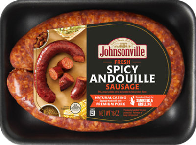 Johnsonville Sausage Spicy Andouille Rope 16oz - 16 OZ - Image 1