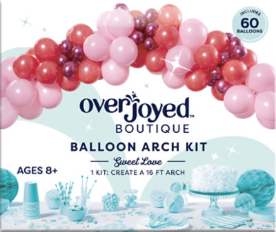 Overjoyed Boutique Sweet Love Balloon Arch Kit - 60 CT - Image 1