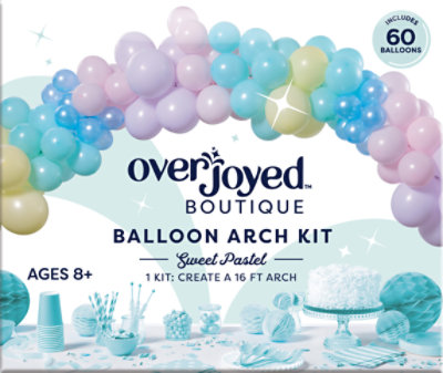 Overjoyed Boutique Sweet Pastel Balloon Arch Kit - 60 CT - Image 1