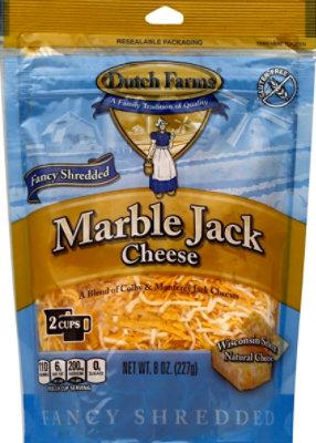 Dutch Farms Fancy Shredded Colby Jack Cheese, 8 Oz - 8 OZ - Image 2