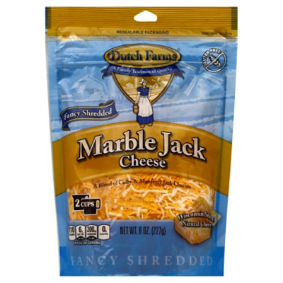 Dutch Farms Fancy Shredded Colby Jack Cheese, 8 Oz - 8 OZ - Image 1