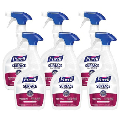 Purell Foodservice Surface Sanitizer,32oz,PK6 3341-06 - Image 1