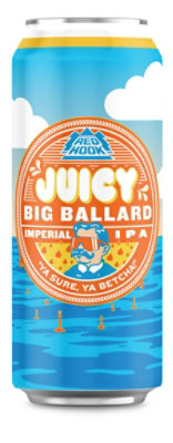 Redhook Juicy Big Ballard Imperial Ipa 6/4/16 Oz C In Cans - 4-16 FZ - Image 1