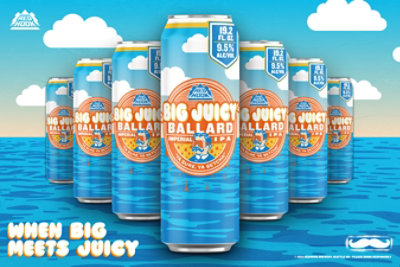 Redhook Juicy Big Ballard Imperial Ipa 6/4/16 Oz C In Cans - 4-16 FZ - Image 2