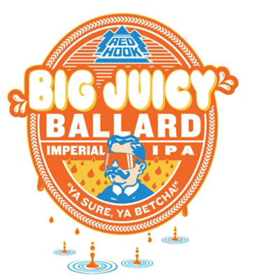Redhook Juicy Big Ballard Imperial Ipa 6/4/16 Oz C In Cans - 4-16 FZ - Image 4