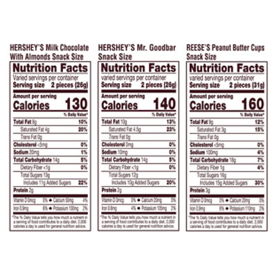 Nut Lovers Snack Size Bar Party Bag Asst Sub Mr. Goodbar - 29.2 OZ - Image 3