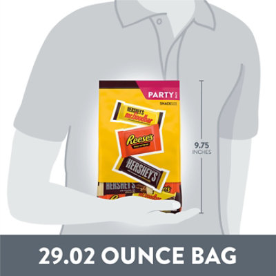 HERSHEY'S and REESE'S Assorted Chocolate Snack Size Candy Party Pack - 29.2 OZ - Image 5