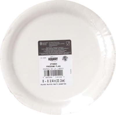 Freedom Flag 9in Plate - 8 CT - Image 3