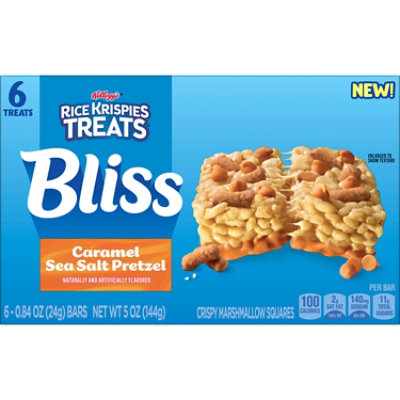 Kelloggs Caramel Pretzel Rice Krispies Treats Bliss Squares 6 Count 1.2 Ounce - 6 CT - Image 8