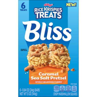 Kelloggs Caramel Pretzel Rice Krispies Treats Bliss Squares 6 Count 1.2 Ounce - 6 CT - Image 7
