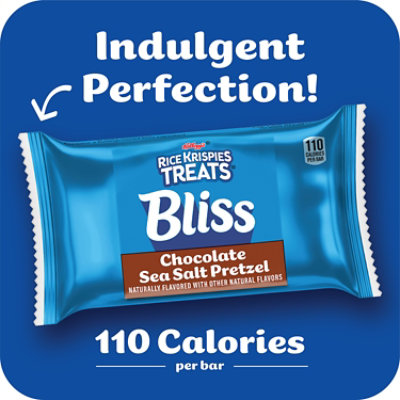Kelloggs Chocolate Sea Salt Rice Krispies Treats Bliss Squares 6 Count .84 Ounce - 6 CT - Image 6