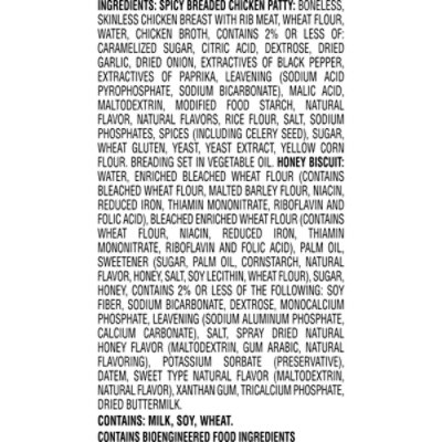 Jimmy Dean Spicy Crispy Chicken Honey Biscuit, 16.4 Oz, 4 Count - 16.4 OZ - Image 4