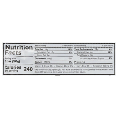 Truvani Oatmeal Chocolate Chip Bar 1.76oz - 1.76 OZ - Image 3