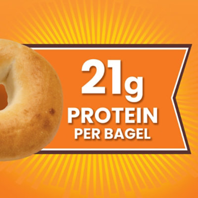 Thomas' High Protein Plain Bagels - 4 - 15.5 OZ - Image 4