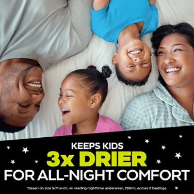 Pampers Ninjamas Nighttime Bedwetting Underwear Girl, Size 8, 34 Count - 34 CT - Image 5