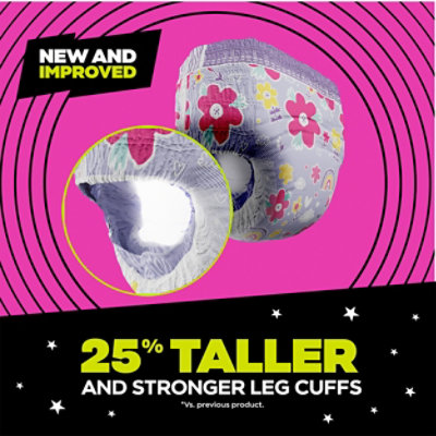 Pampers Ninjamas Nighttime Bedwetting Underwear Girl, Size 8, 34 Count - 34 CT - Image 7