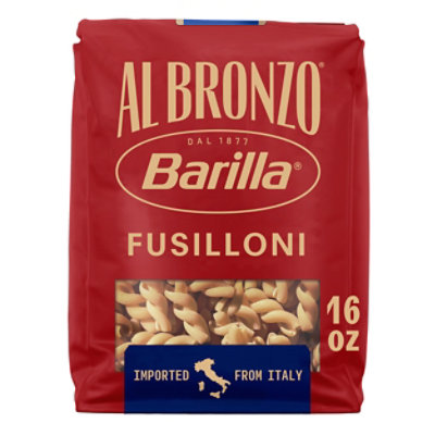 Barilla Al Bronzo Fusilloni Pasta - 16 Oz - Image 1