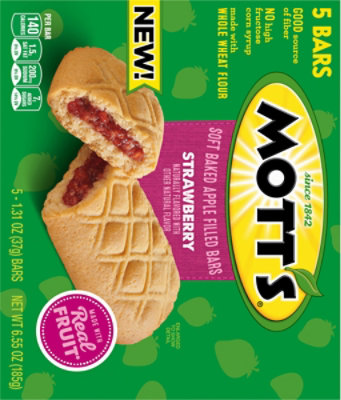 Mott's Filled Strawberry Grain Bar 5 Count - 6.55 OZ - Image 5