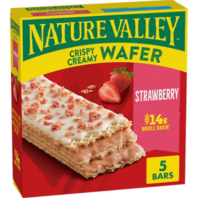 Nature Valley Strawberry Crispy Creamy Wafer Bar 5 Count 1.3 Ounce - 5 CT - Image 3