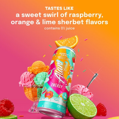 Alani Nu Rainbow Sherbet Energy Drink - 12 Fl. Oz. - Image 3