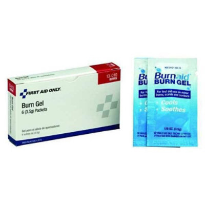First Aid Only Topical Burn Gel,0.125 oz,PK6 13-010 - Image 1